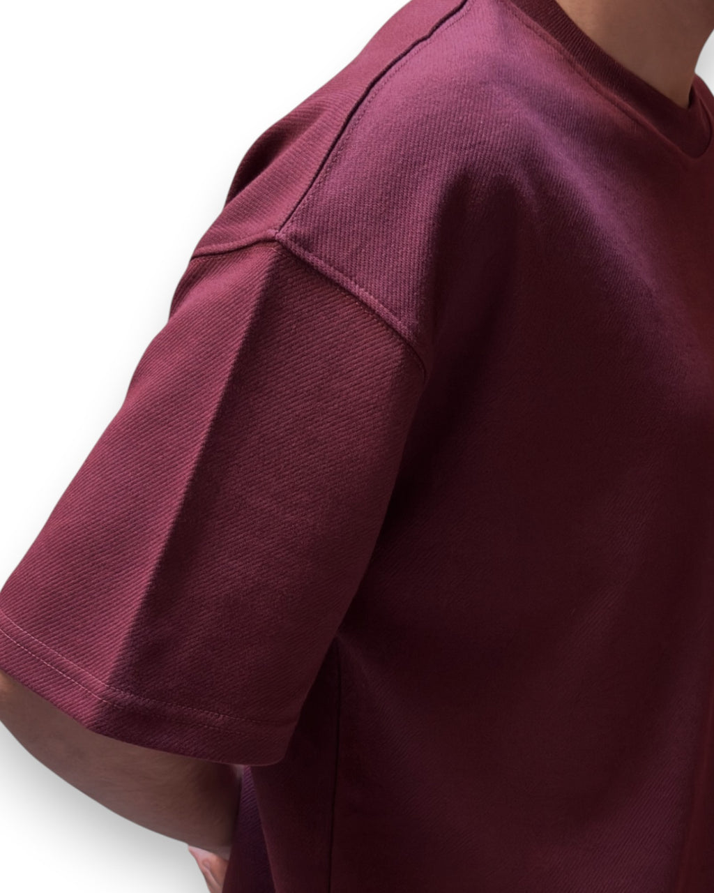 Oversized Burgundy T-Shirt