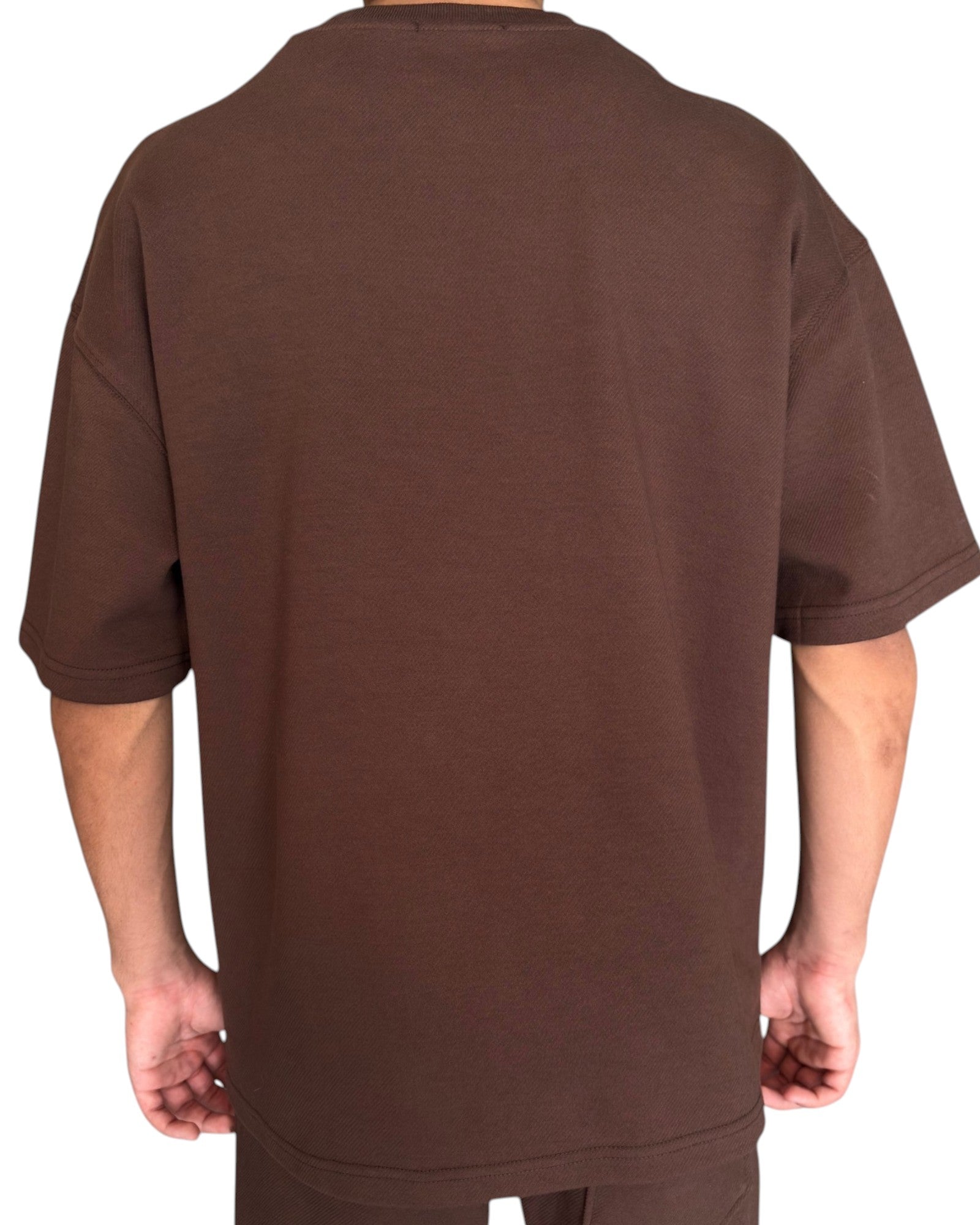 T-Shirt and Pants Set - Brown