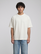 تيشرت CROWN الأبيض اوفرسايز - CROWN white oversized t-shirt streetwear egypt