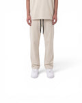 Straight-Leg Sweatpants - Beige