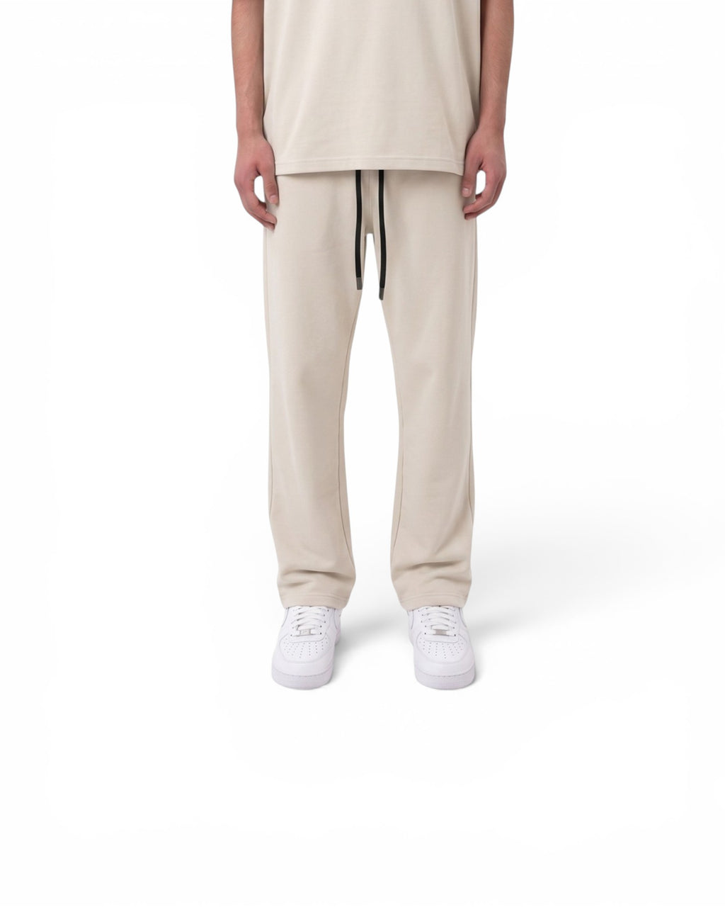 T-Shirt and Pants Set - Beige