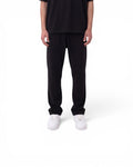 Straight-Leg Sweatpants - Black